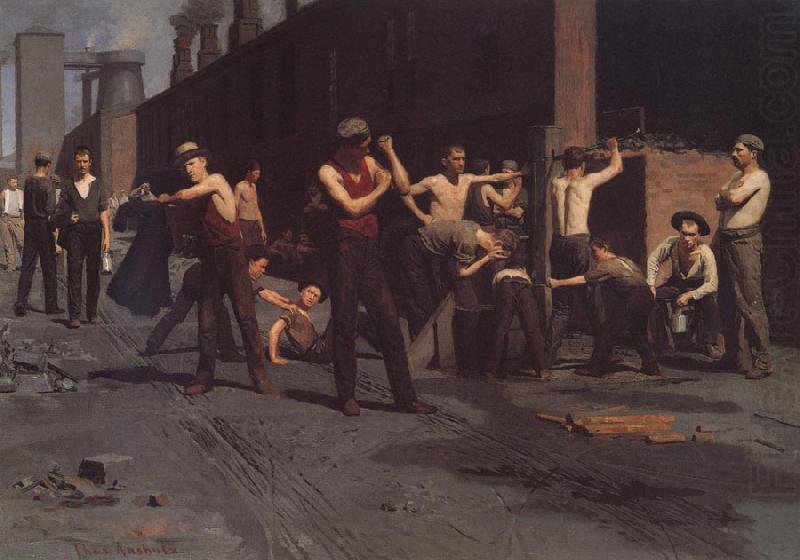 Thomas Anshutz The Ironworkers' Noontime china oil painting image